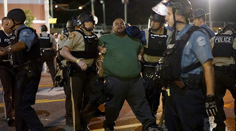 State of emergency: Protesters, police face off following Mike Brown's death anniversary