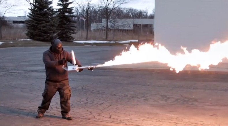 Fire napalm for $1,600: ‘Fun’ flamethrowers go on sale online in US (VIDEO)