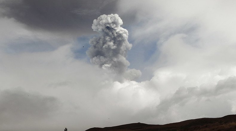 State of emergency as Ecuador’s volcano belches out huge column of ash