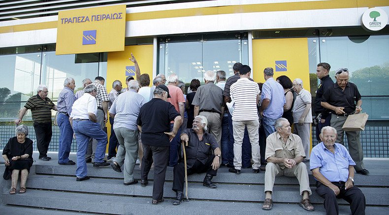 Greek bank bonds collapse on bailout promises