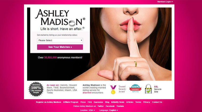 Hackers release data of millions of Ashley Madison cheating site users