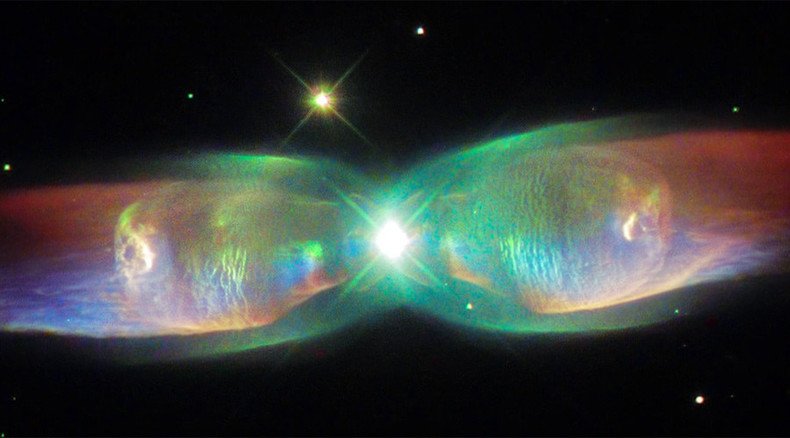 'Butterfly nebula': Hubble Telescope captures images of two stars, dust in wing formation