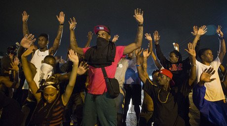 Year of protest: Ferguson erupts into rioting after white officer kills unarmed black teen (pt. 1)