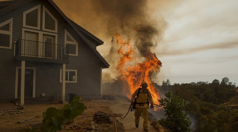 Evacuations as California wildfire burns 65,000 acres, threatens 6,000 structures