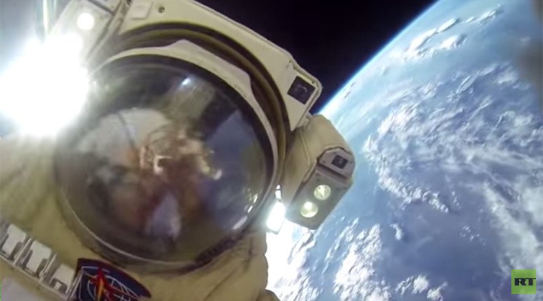 GoPro captures Russian cosmonaut duo performing spectacular spacewalk