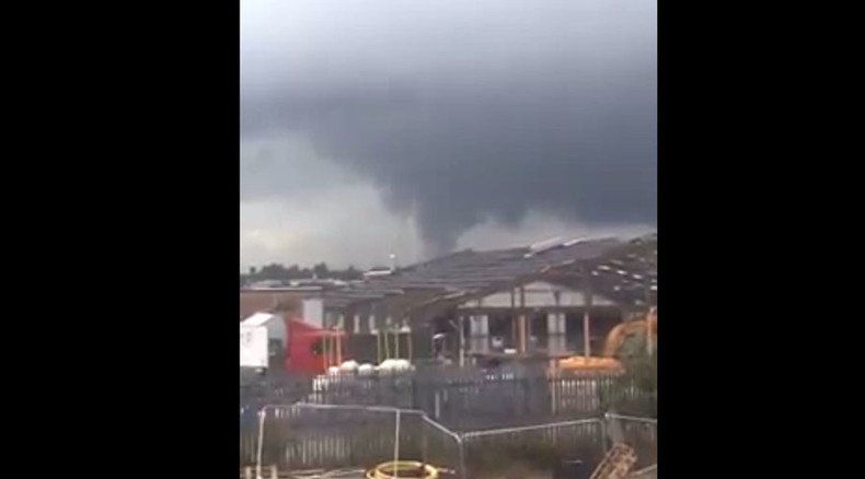 Rare mini-tornado wreaks havoc in Northampton