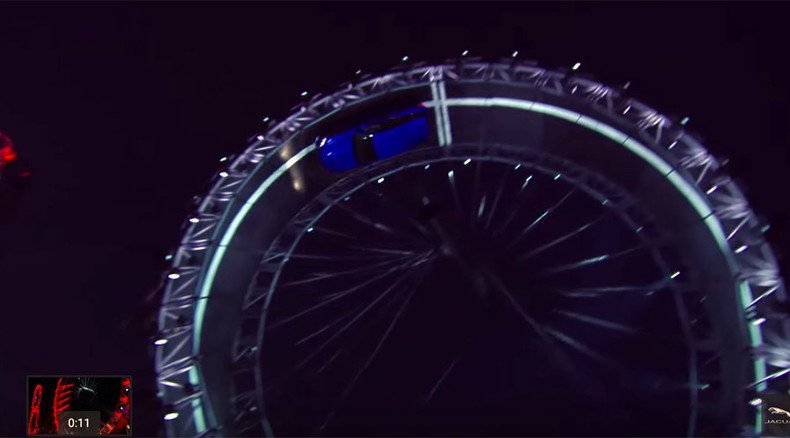 Jaguar SUV performs Guinness world record-breaking 360 degree loop (VIDEO)