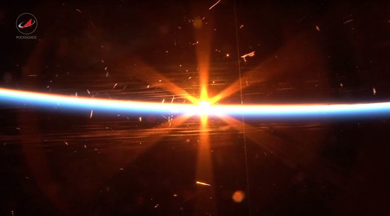 Sunset lasts mere seconds in space, Russian cosmonaut shows in ISS video