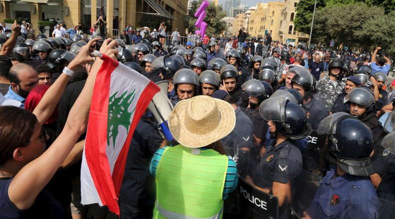 Clashes as #YouStink protesters try to surround Beirut parliament building (PHOTOS, VIDEOS)