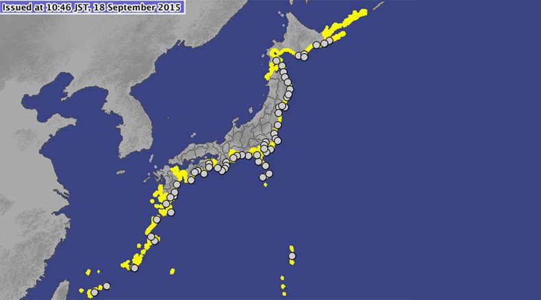 Chile quake-triggered tsunami waves reach Japan