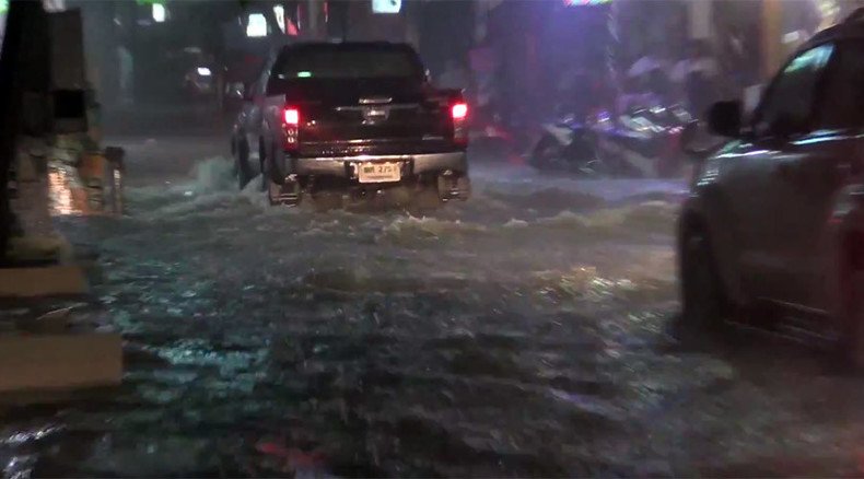 ‘Disaster zone’ in Thai Pattaya: Dramatic footage reveals scale of tropical storm aftermath