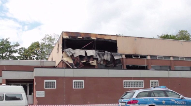 ‘No more refugees’: Arson attack destroys future German migration center (VIDEO)