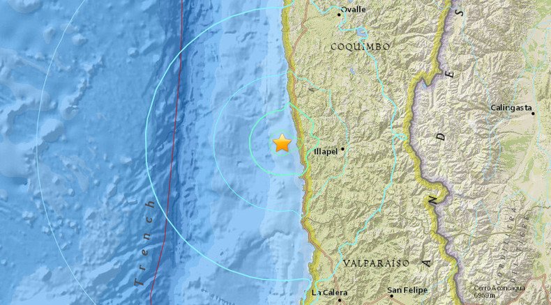Probable magnitude 6.3 quake strikes offshore Coquimbo, Chile