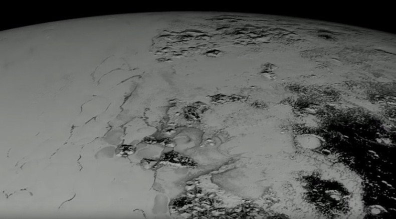 Space safari: Stunning tour over Pluto's icy terrain (VIDEO)