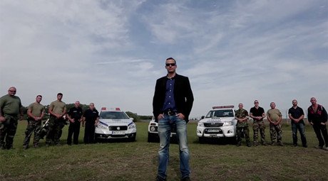 Hungarian mayor stars in action movie-like video to deter refugees