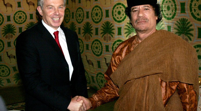 Blair urged Gaddafi to step down, flee to safe haven during Libya uprising