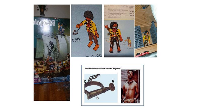 Mom outraged over dark-skinned Playmobil figurine wearing ‘slave collar’