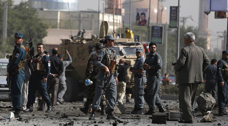 Blast hits foreign troops’ convoy in crowded Kabul area, injures civilians