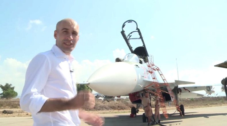 RT EXCLUSIVE: Close up of GEN 4++ fighter jet SU-30SM in Syria (VIDEO)