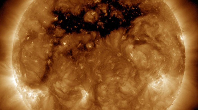 As big as 50 Earths: NASA captures huge sun hole that produces high-speed solar wind