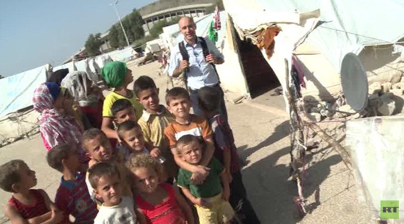 RT EXCLUSIVE: Report from Latakia's sprawling refugee camps