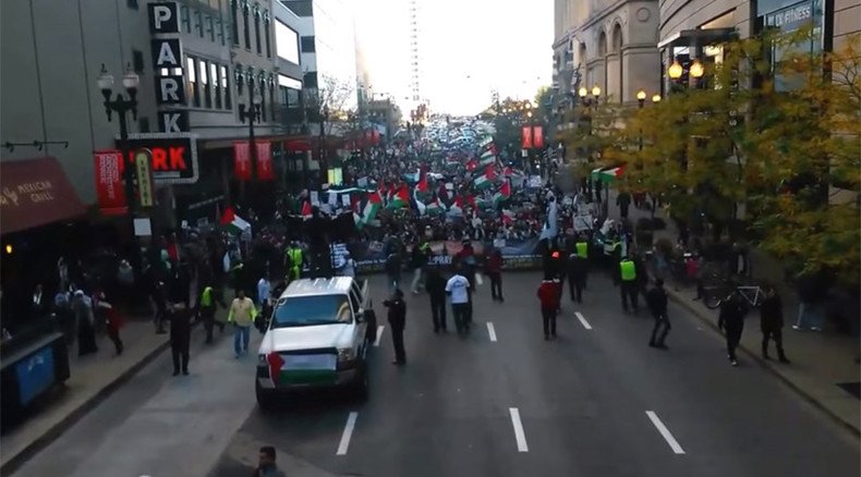 Pro-Palestinian protesters rally in NY, Chicago (PHOTOS, VIDEO)