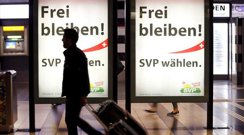 ‘Our party is against free immigration, and so are the Swiss people’ 