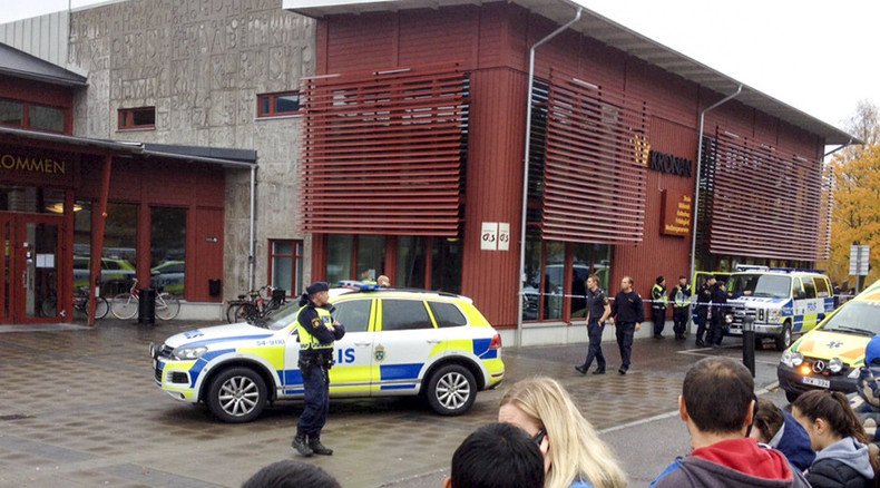 'Racial motive' behind masked man’s knife attack at Swedish school that kills 2, injures 3