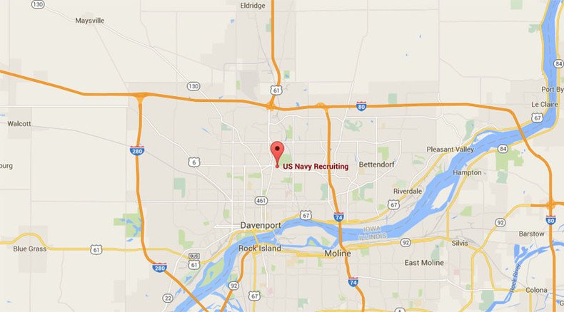 Shots fired at Iowa military recruiting center, nearby warehouse; gunman dead