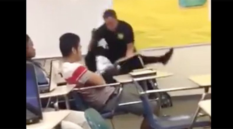School officer uses force against black female student, slams her on floor (VIDEO)