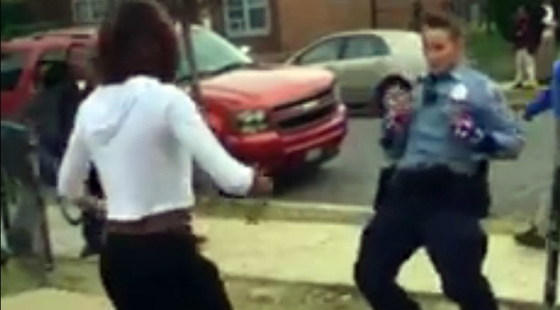 Dance power: DC cop and teen turn confrontation into dance-off