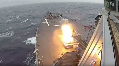 First time in Europe: US Navy successfully intercepts missiles during war games (VIDEO)