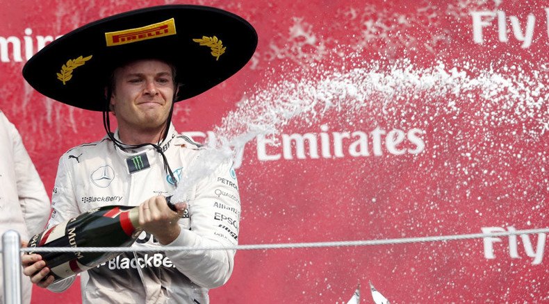 Rosberg beats champion Hamilton in Mexico Grand Prix