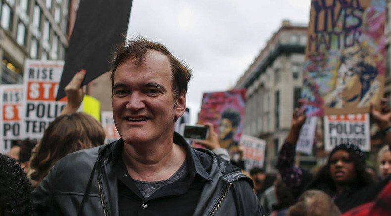 The police are trying to bully Quentin Tarantino from speaking out