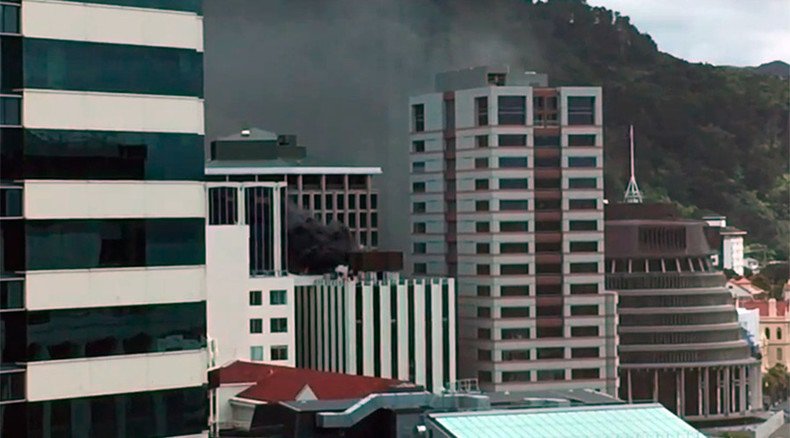 NZ ministry evacuated amid fire, thick smoke in high-rise near Parliament