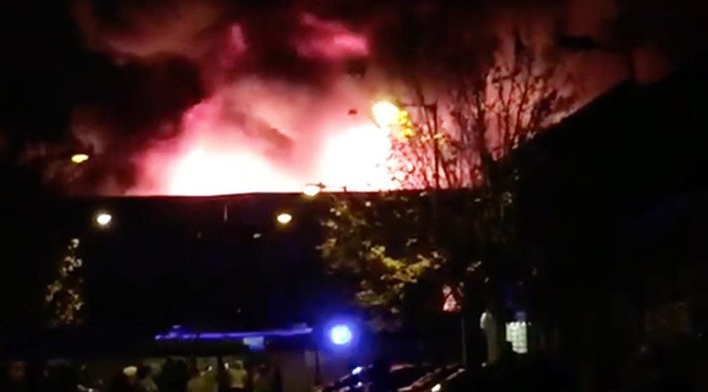 ‘Remember, remember!’ Huge fire in Tottenham amid Bonfire Night-weekend fireworks