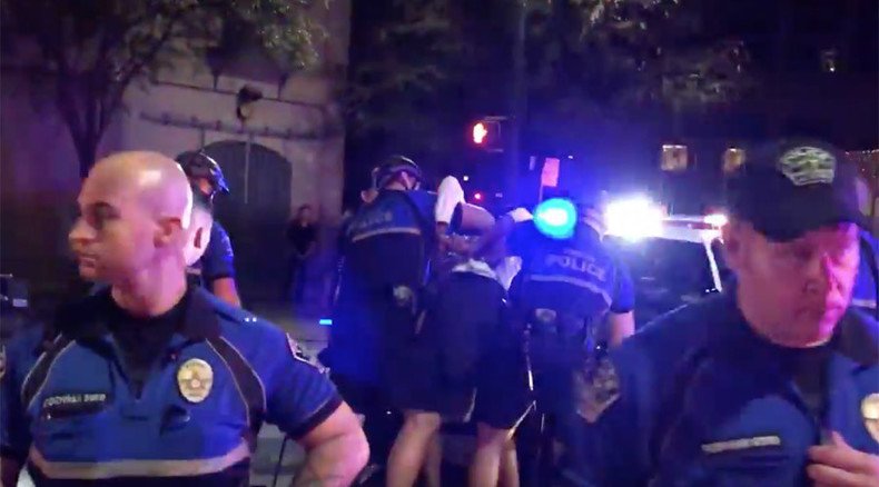 ‘What did I do?’ Austin police brutally arrest two African-American men for jaywalking (VIDEO)