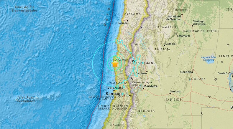 6.8 magnitude earthquake strikes Chilean coast, tremors felt in Santiago