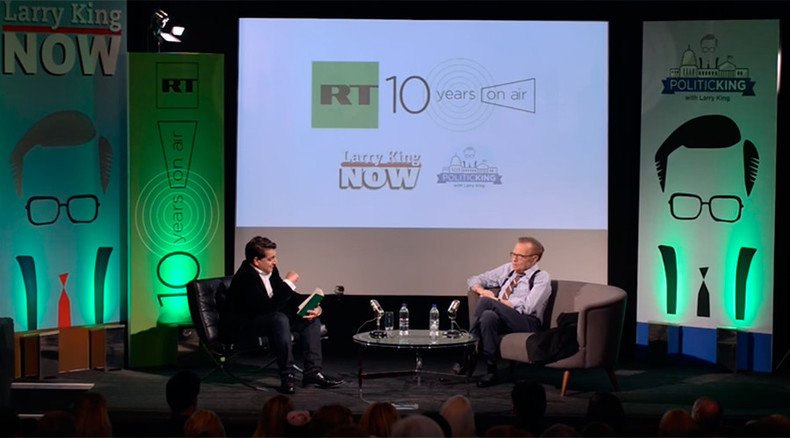 ‘An Evening with Larry King': News legend talks to RT's Afshin Rattansi ahead of his debut on RT UK
