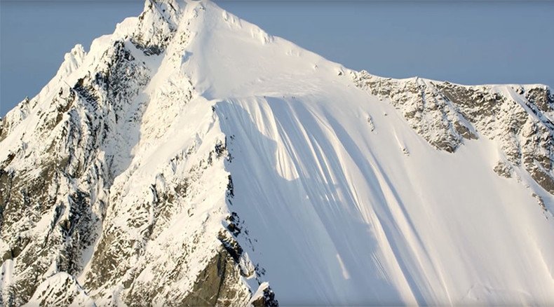 'I'm okay': Skier miraculously survives after tumbling 1,600ft down a mountain (VIDEO)