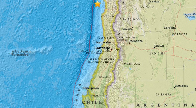 6.9 quake, powerful aftershocks strike off Chilean coast