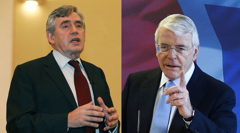 Ex-PMs Gordon Brown & John Major condemn Osborne’s attacks on welfare