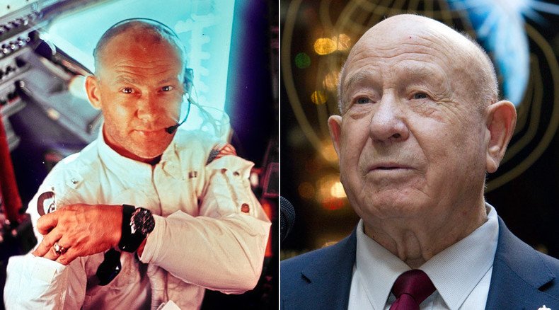 'So happy to see my friend': Former spacemen Aldrin & Leonov reunite in Switzerland
