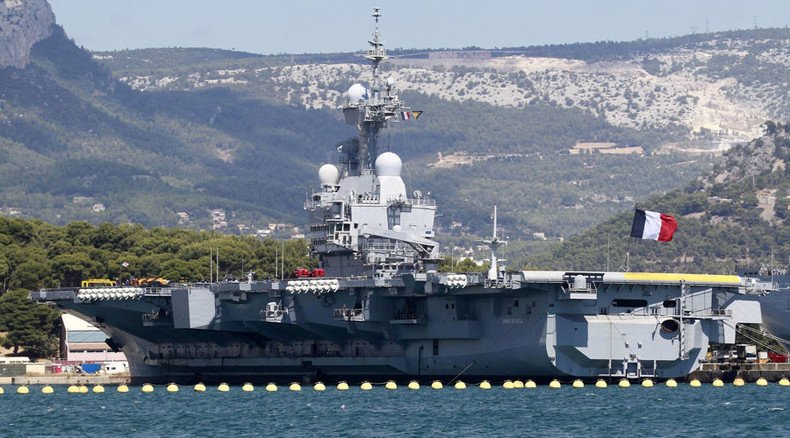 France's only aircraft carrier to leave for Middle East on Wednesday