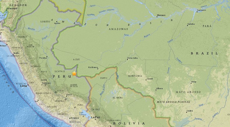 Powerful 7.5 quake jolts Peru-Brazil border