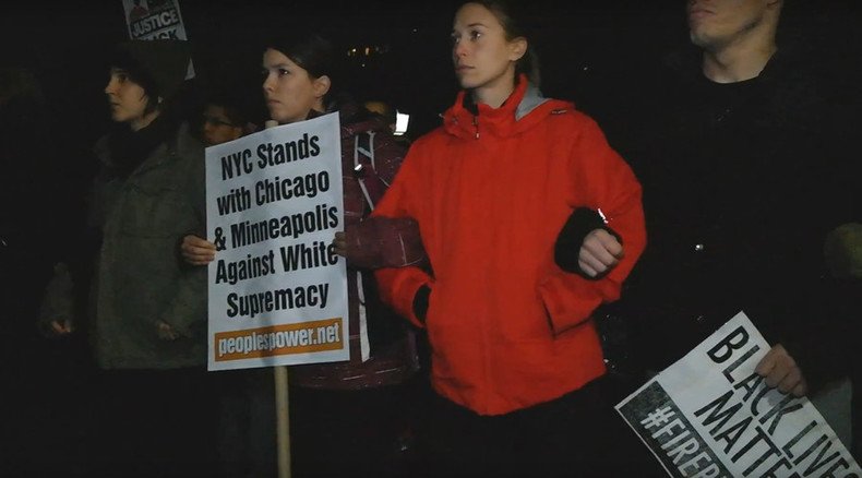 BlackLivesMatter solidarity protesters arrested in New York City