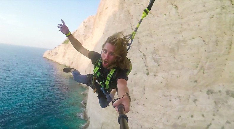 Great Greece rope swing above one of world’s iconic beaches (VIDEO)