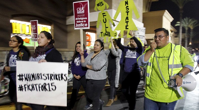 #Fightfor15: Walmart workers protest, fast for living wage on Black Friday