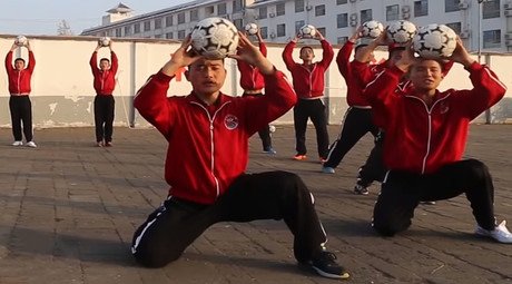 Kung fu football: New Chinese academy plans world domination (VIDEO)