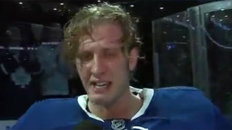 Toronto goaltender gets teary after record-making NHL debut (VIDEO)
